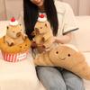 Cute Capybara In Cup Cake Plushie Small Capibara Hiding In Toast Croissant Pineapple Bun Food Snack Plush Toys For Kids Birthday