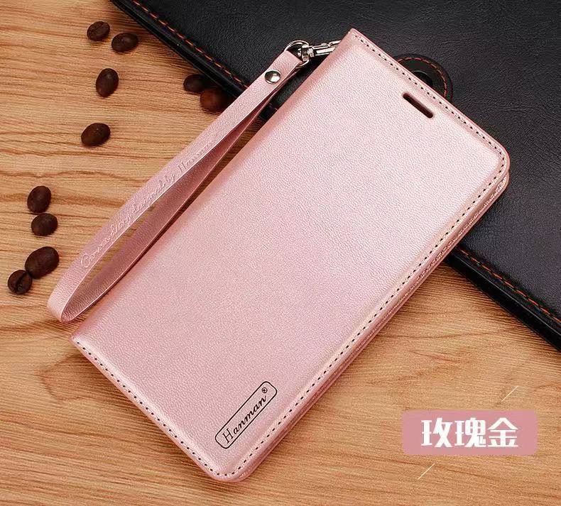 HANMAN Mino is suitable for Samsung A57/A37/A17/A56 series ultra-thin card flip wallet leather case