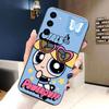 The P-Powerpuff Girls Phone Case For Samsung Galaxy S24 S23 S22 S21 S20 FE S25 LITE PLUS ULTRA 5G Silicone Case Funda Shell