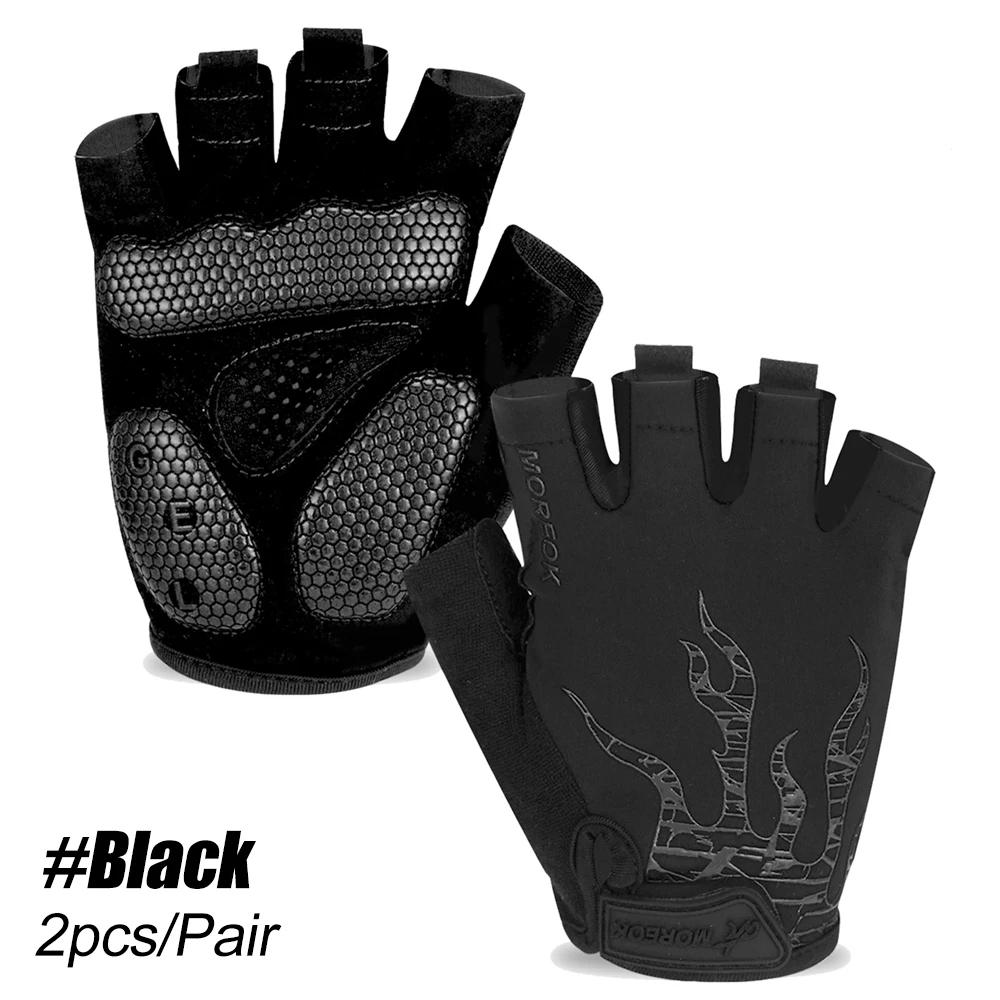 5Mm Sbr Padded Bike Gloves Breathable Non Slip Cycling Gloves For Men Women Mountain Road Biking