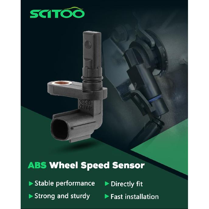 SCITOO 2 pcs Front Left Right ABS Wheel Speed Sensors Fit for 2008 2009 2010 2011 2012 2013 2014 for Toyota for Sequoia,2007 2008 2009 2010 2011 2012
