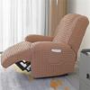 Elegant Elastic Bubble Grid Tub Single Armchair Cover with Armrests, Soft and Comfortable Single Seats Sofa Cover for Relaxation