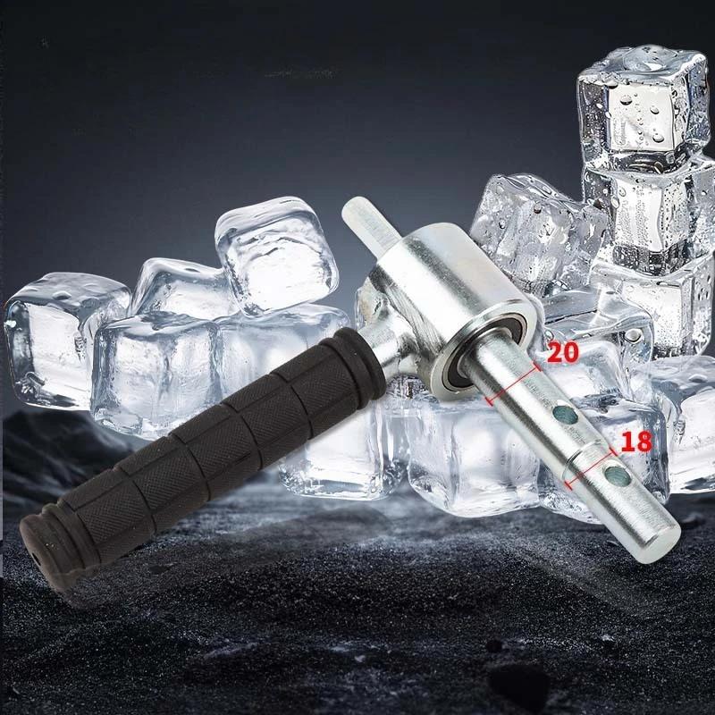 Hex Adapter Ice Auger Drill Adapter Electric Ice Drill Bit Connection Handle Adapter For 18mm And 20mm Quick-connect Couplings