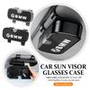 Support de lunettes pour pare-soleil de voiture, étui anti-rayures, boîte de rangement pour M Sport M2 M3 M4 M5 M6 E46 E90 E60 F10 F20 E87 X3 X6