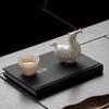 Charming Ceramic Horse Incense Holder: Cute Ornament & Tea Pet for Wealth Attraction