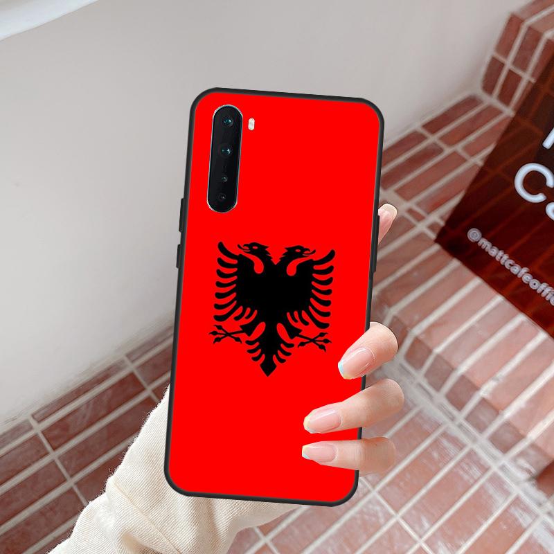 Albania Albanians Flag Case For OnePlus Nord 5 CE 2 3 4 Lite N20 N30 OnePlus 15 13 12 11 10R 13R 10T 13T 12R Cover