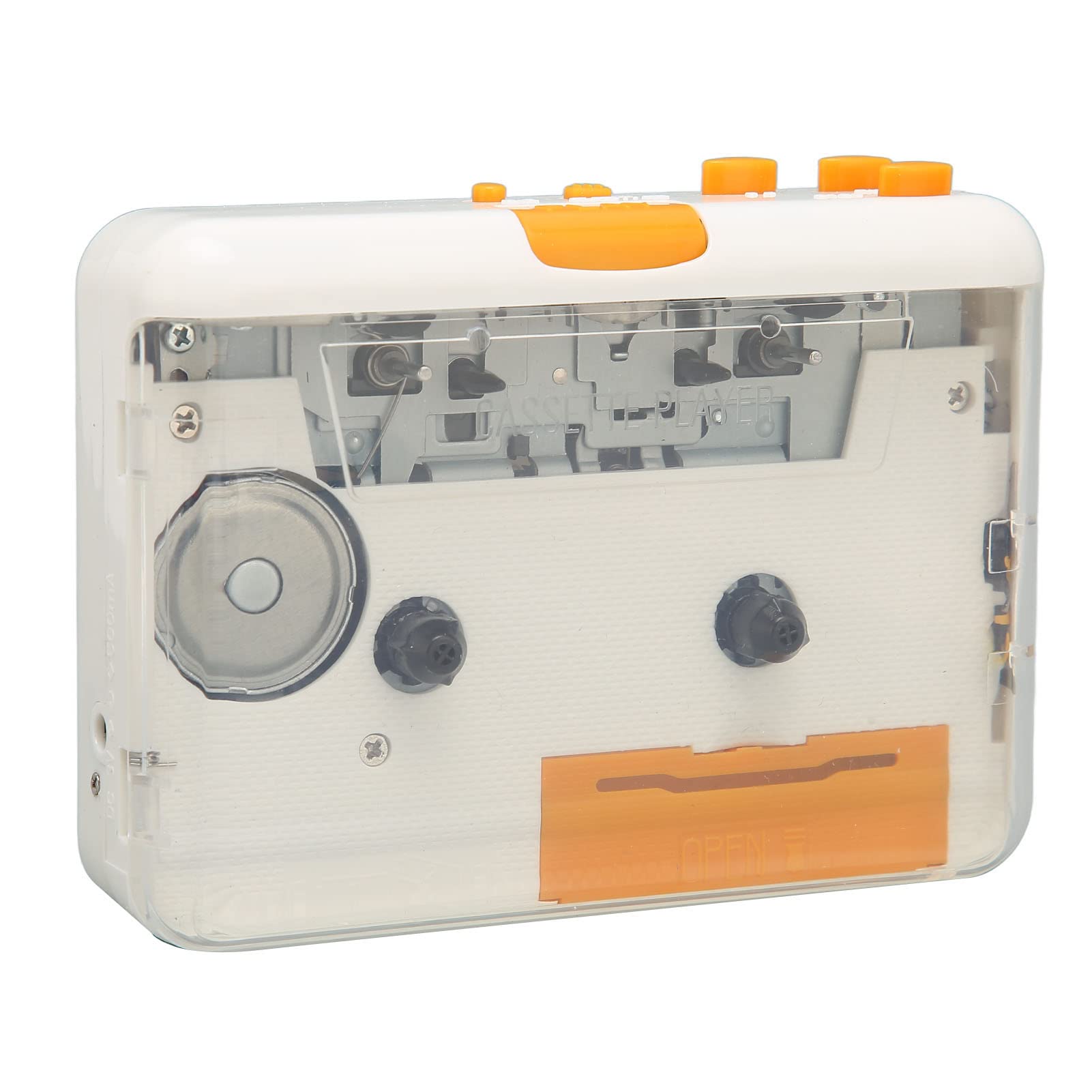 

USB Cassette to MP3 Cassette Player Portable Music Tape Player to Digital Converter via Tape to MP3 Converter with Earphones Converter, USB,