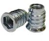 GALVANIZED SCREW-IN NUT M6*13MM - M-6 W13