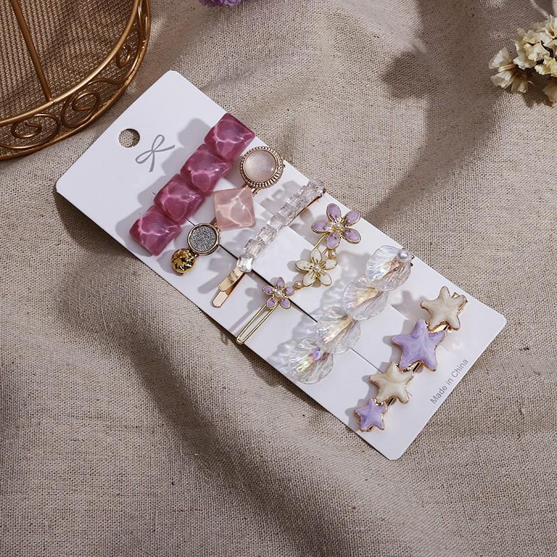 2022 Winter Korean Style Metal Hair Clip for Girls - Trendy Bangs Hairpin and Side Clip Hair Accessories