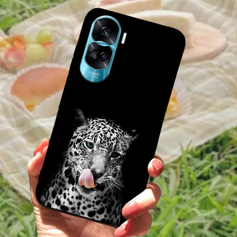 For Honor 90 Lite Case Honor90 Pro Silicone Painted Soft Black Cover for Huawei Honor 90 Pro Phone Shell 90Lite 5G Funda Coque