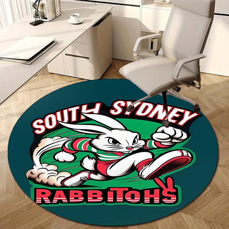 1pc Football Team (16) Design Printed Area Round Carpet for Bedroom Living Room Home Decor Rugs Mat Non Slip Mat Rug for Bedside