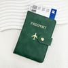 1Pc ID Card Holder Travel Passport Cover Leather Multiple Card Slots Passport Holder Unisex Travel Organizer