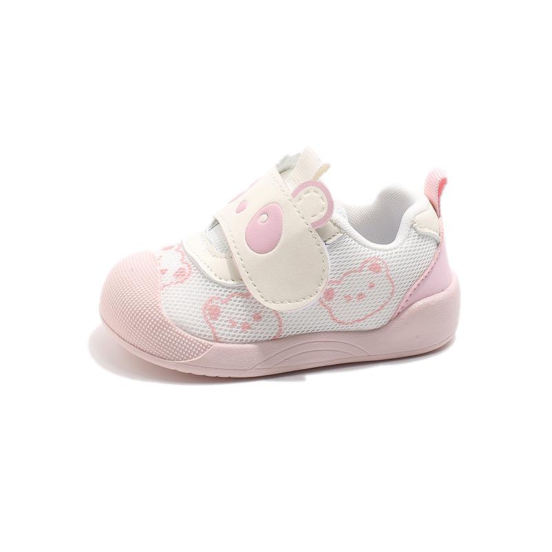 Spring and Autumn Non-slip Infant Anti-kick Functional Toddler Shoes Mesh Shoes Sports Breathable Shoes Cute Non-slip Toddler Shoes