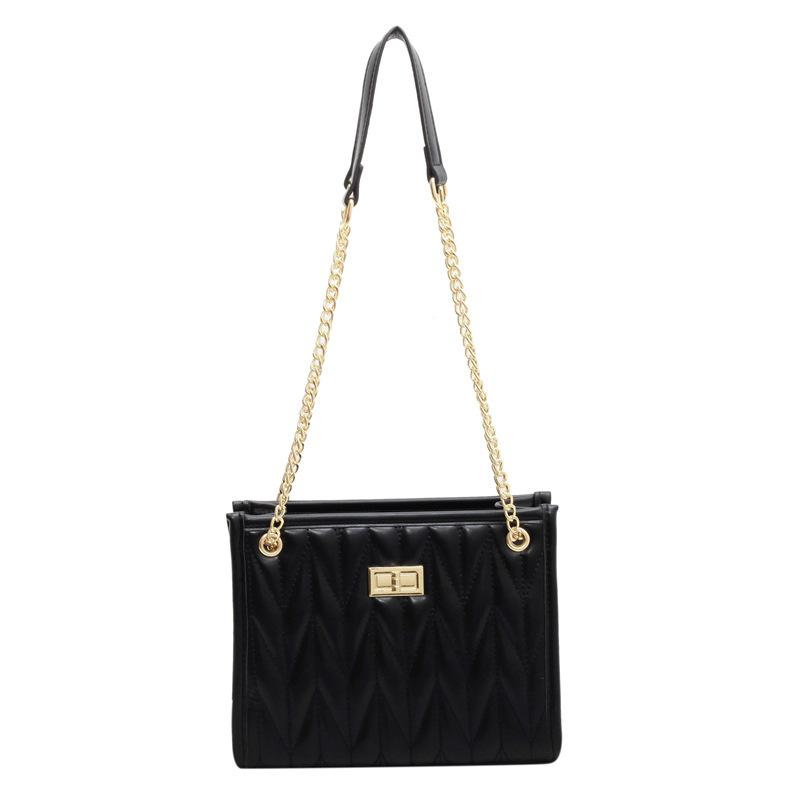 Retro Large-capacity Bag Women's New Versatile Autumn and Winter Fashion Chain Shoulder Bag Crossbody Commuter Bag