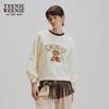 Teenie Weenie Women's Bear Letter Sweatshirt