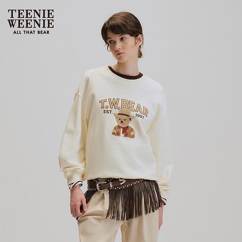 Teenie Weenie Women's Bear Letter Sweatshirt