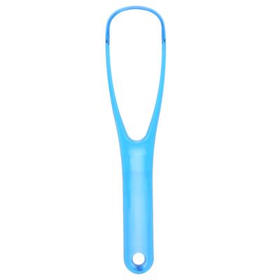 Tragbarer Zungenschaber, Mundhygiene, Zungenbeschichtung, Reinigungsbürste, Mundpflege-Tool, Blau