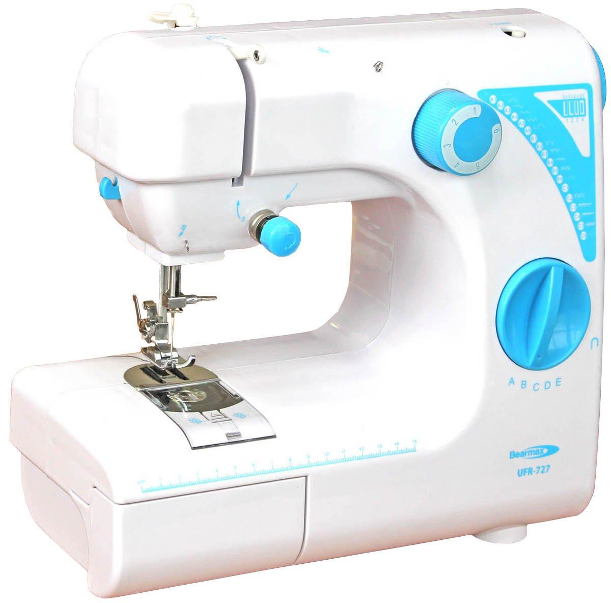 

Kumazaki Aim Bearmax Portable Sewing Machine with Foot Controller UFR-727 білий
