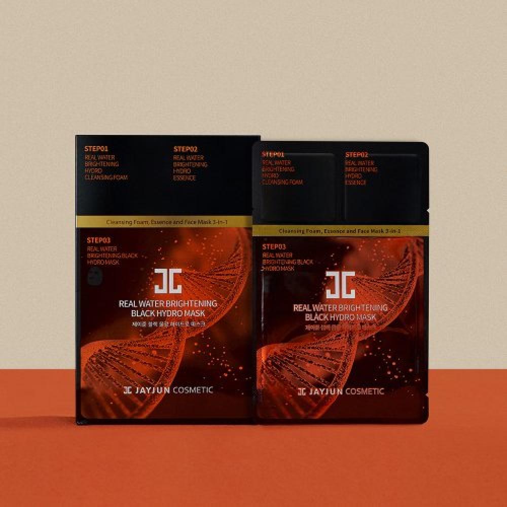 Jayjun [10pack] Black Water Light Hydro Mask 3step  10 Sheets In Total NONE