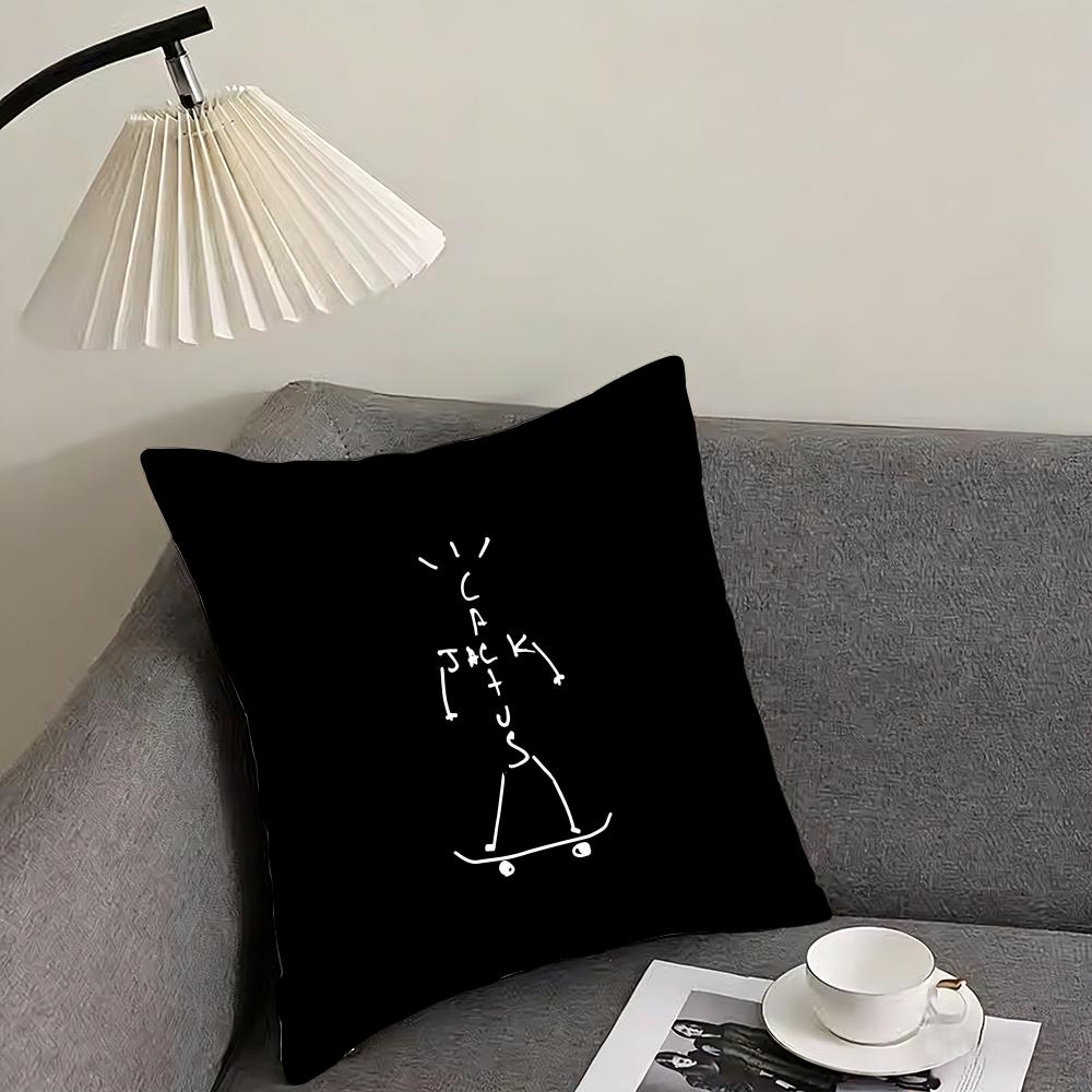 CCactus JackK Brand Cushion Cover Pillowcase Ultra Soft Skin Friendly Fabric Cloud Like Comfort  Concealed Zipper 30x30cm
