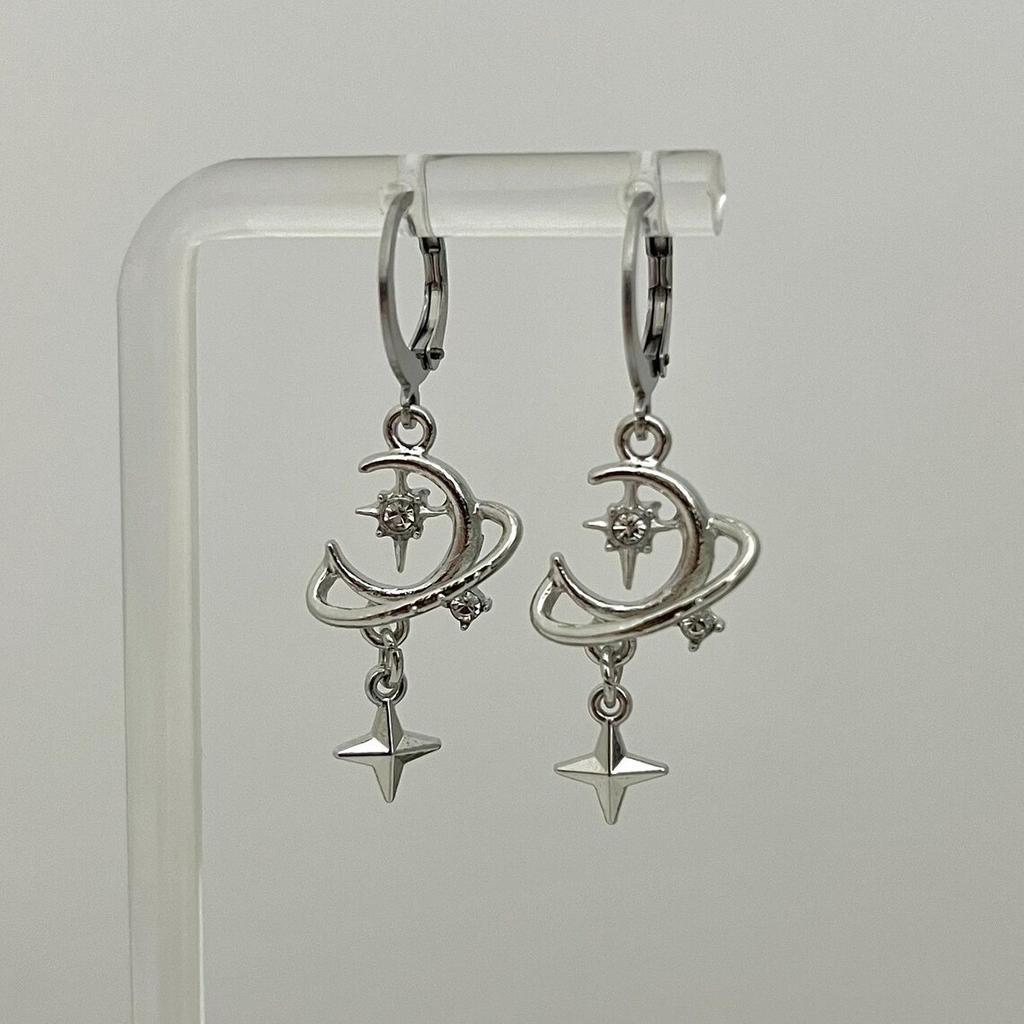 Gothic Vintage Barbed Cross Sword Earrings For Women Cool Punk Rock Party Jewelry Accessories Gift