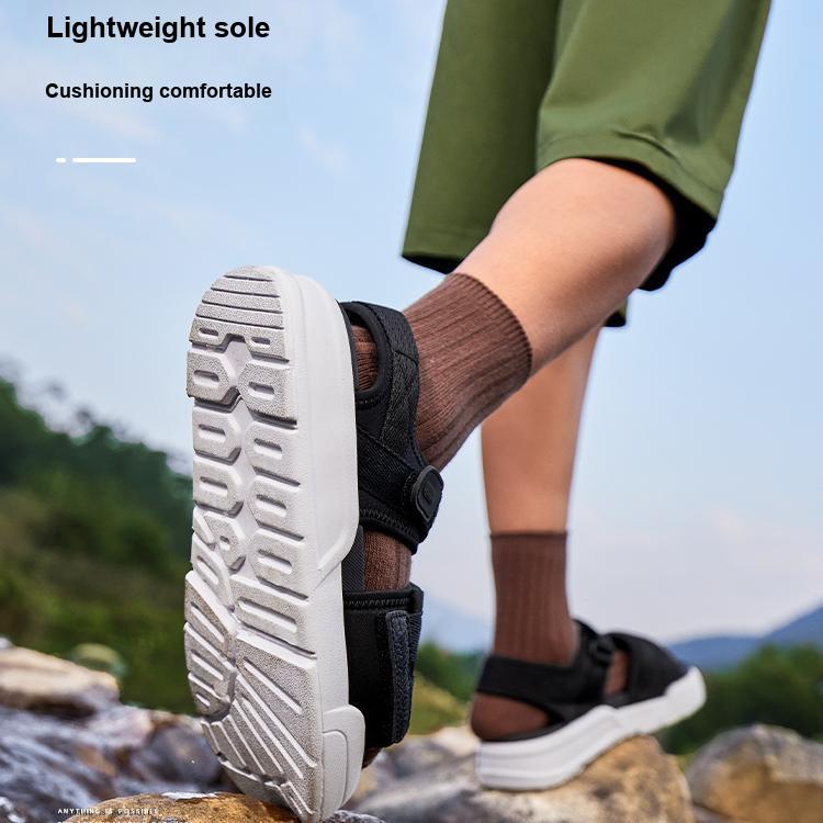 Li Ning Comfortable Breathable Durable Quick-Drying Kids Sandals Kids Sandals Black YKUU038-3