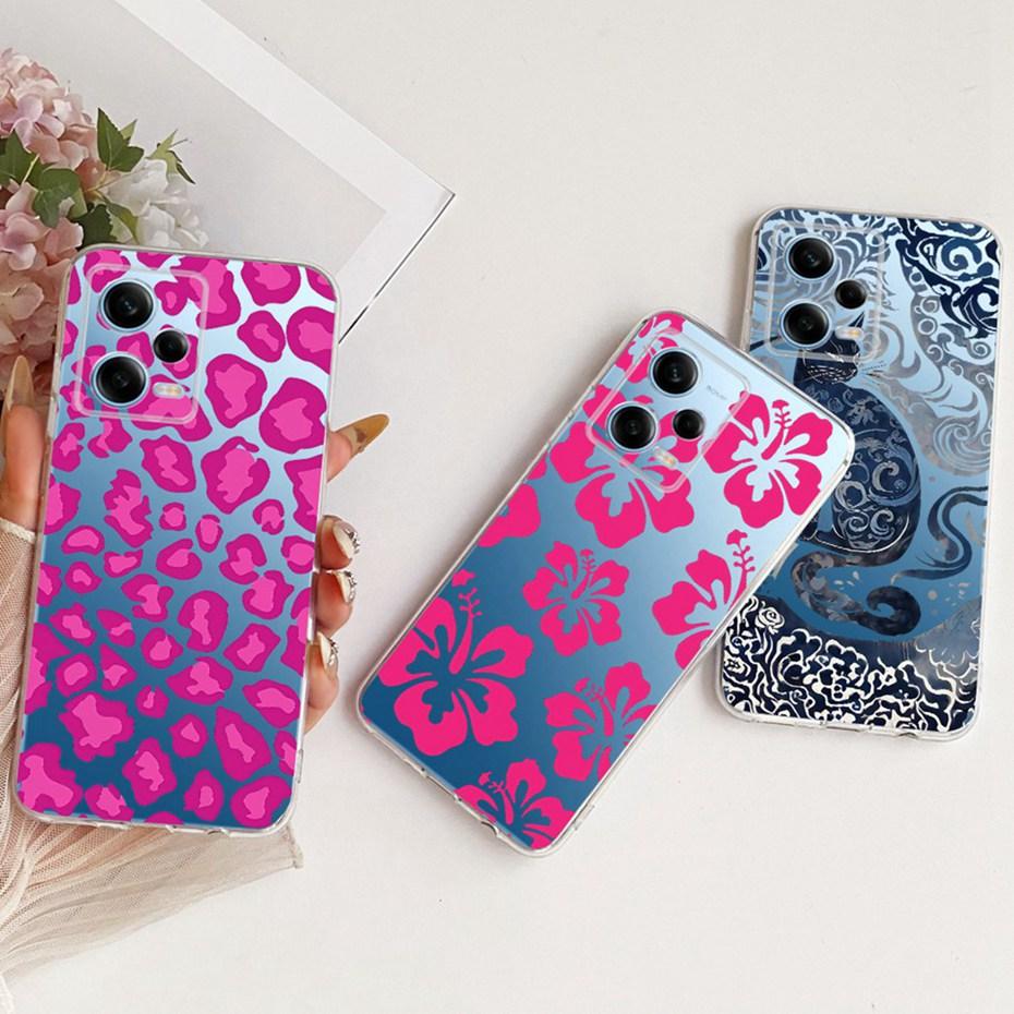 Clear TPU Case For Xiaomi Redmi Note 12 Pro Newest Style Phone Cases For Redmi Note12 Pro 5G Soft Silicone Covers Bumpers