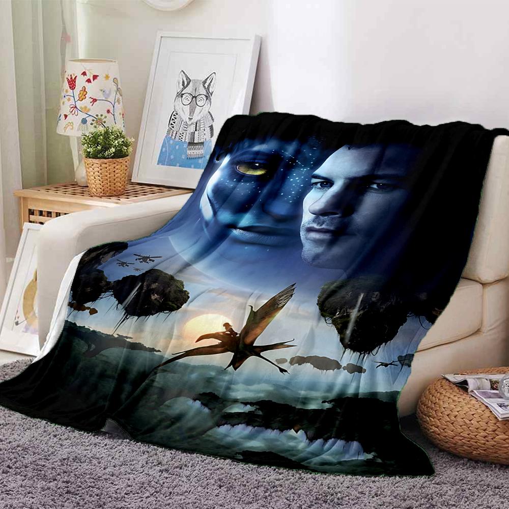 1Pc Avatar'S Ethereal Journey Blanket For Couch Bed Plush Cozy Fuzzy Blanket Super Soft Warm Blankets For Fall And Winter 0918278