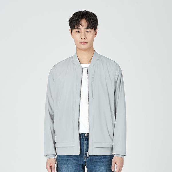 Jambangee Men'S) Basic Solid Blouson Jumper_Ao1Wwu201-Lg