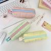 1Pcs Insta Style Fluffy Coin Wallet Student Pencil Case Handbag Suitable for Class Large Capacity Pen Holder Storage Student Supplies