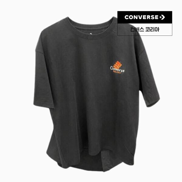 Converse Korean TTeokbokki STreeT Food CiTy T shirT Black Uck170 023 100