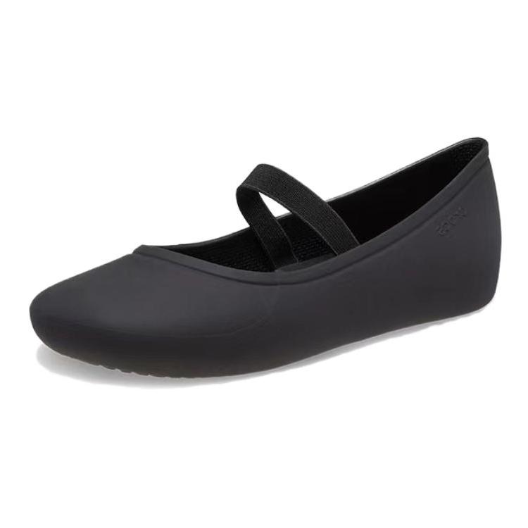 Crocs Comfortable Lightweight Non-Slip Durable Low-Top Casual Shoes Kids Sneaker Black 209429-001