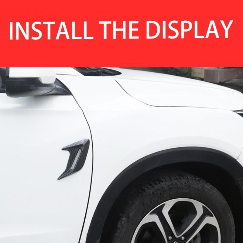 ABS Automotive Side Vent Adhesive Decals Simple Peels & Stick Design Styling Enhancement Sticker for Car Truck Exterior
