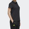 Adidas Tennis Polo Shirt Women Tops Black FK1385