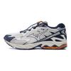 Mizuno Zapatos Casuales Unisex Wave Solar V2 de Punta Redonda con Cordones Antideslizantes de Caña Baja Zapatilla Gris Claro D1GH231806