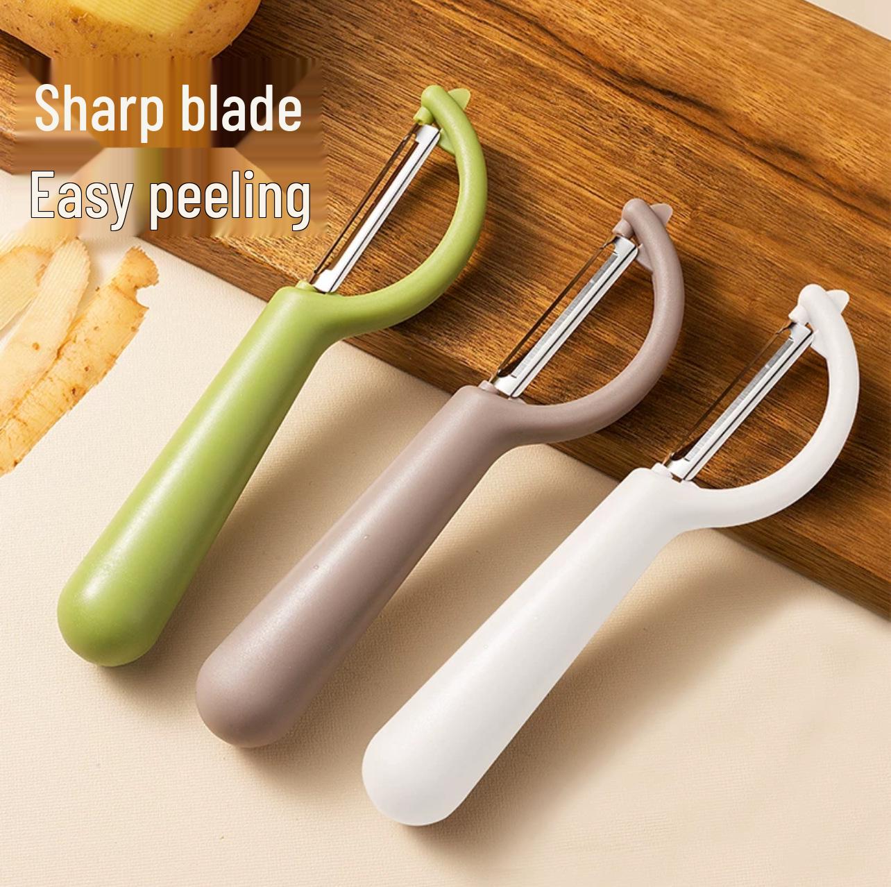 Multi-Functional Sugarcane & Vegetable Peeler with Apple Scraper
