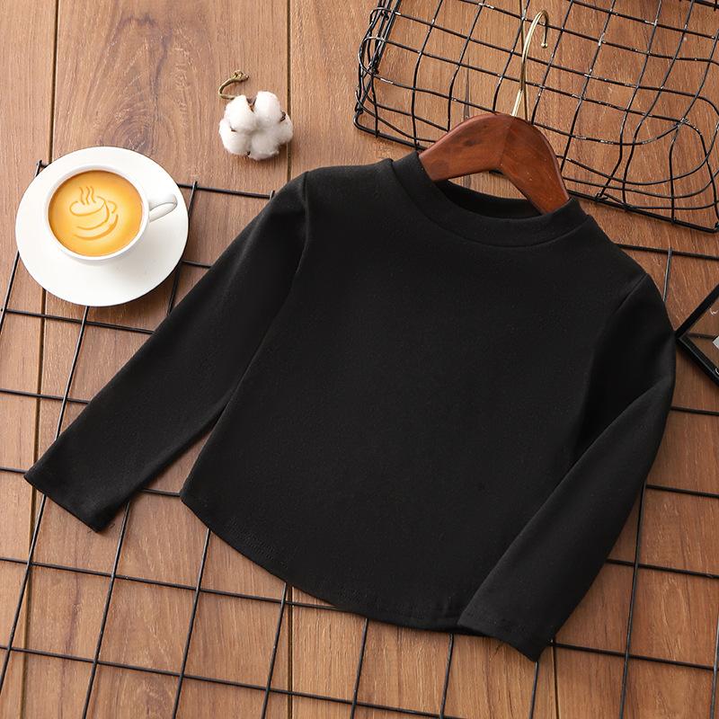 Children's T-Shirts Crew Neck Base Layer Fall/Winter Girls Boys Long-Sleeve T-Shirt Thermal Top