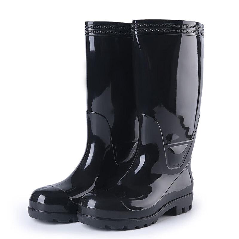 Men s High-Top Steel Toe Work Rain Boots
