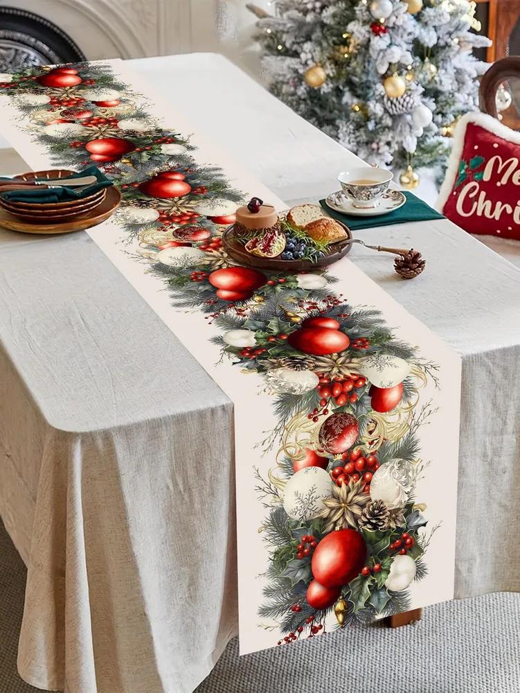 Table track 35x180 cm polyester anti-slip coating multi-colored