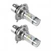 2Pcs/Set LED 100W/H4 8000K/20 LED White Two Bulbs Head Light High Low Beam Lamps