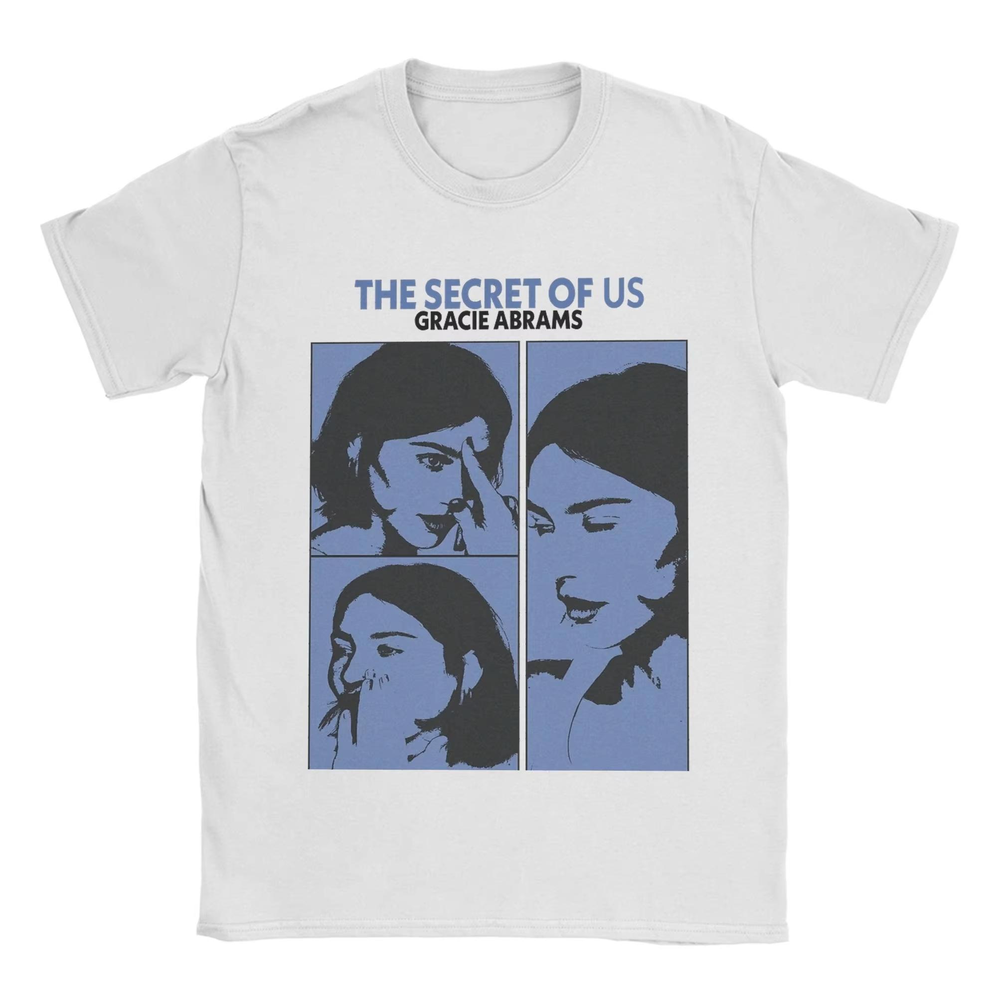 

2025 Vintage T-Shirt Summer Gracie Abrams THE Secret of Us Trendy Cool T Shirts Cotton Tshirt Wholesale Short Sleeve Tops Tees M