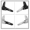 For Trident 660 2021-2025 TRIDENT660 Motorcycle Rear Passenger Footpegs Kit Foot Rest Bracket Full Set 2022 2023 2024