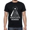 Illuminati Secret Associate Member Eye Pyramid Inspiration Funny T Shirt Tee