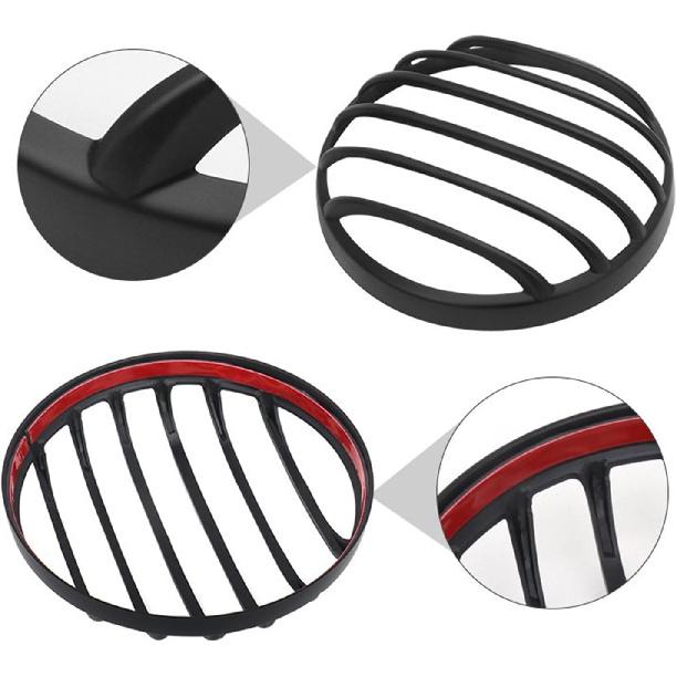 BAFAFA Headlight Protector Grille for Rebel & CMX500 (2017-2023) & CMX1100 (2020-2023) Motorcycle Front Headlight Grill Cover, Black