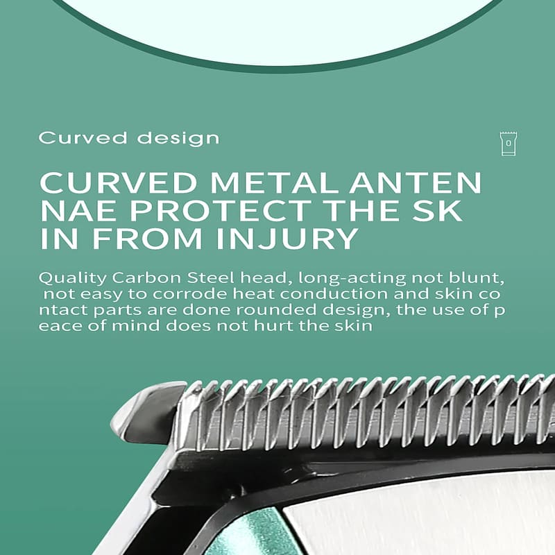 High Quality Waterproof Oil Head Stainless Steel Clippers Carving Hair Clipper Professional Haircut Household Stainless Steel Electric Clippers Men