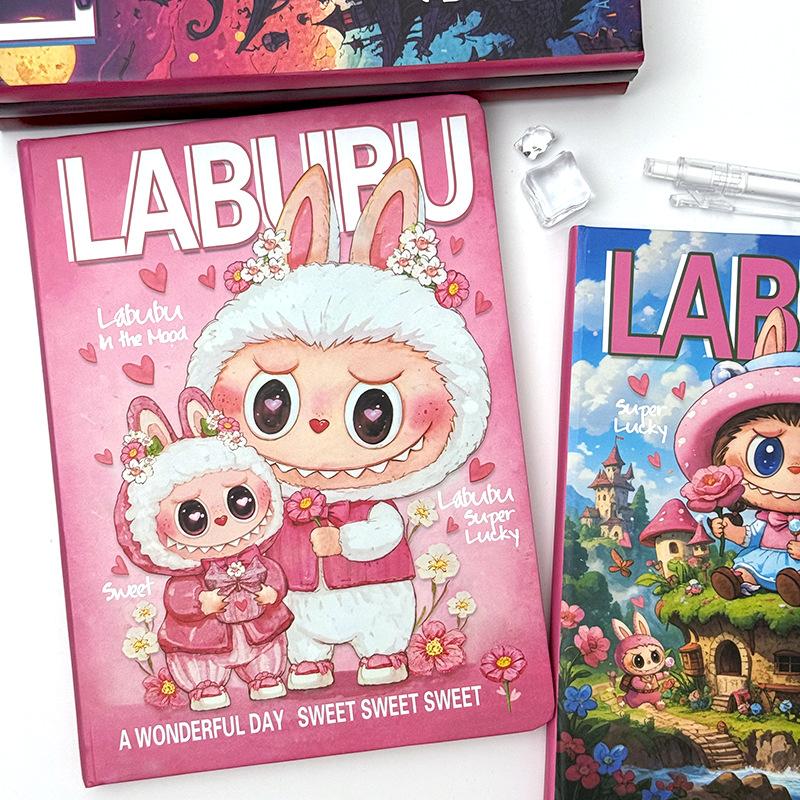 A5 Notebook High-value Cartoon Horizontal Line Book Cartoon Hand Account Book Student Super Thick Notepad