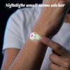 Glow-in-the-Dark Kleine Stickers, Voetbal Thema Fluorescerende Tattoos, Decoratieve Stickers voor Evenementen en Aanmoediging