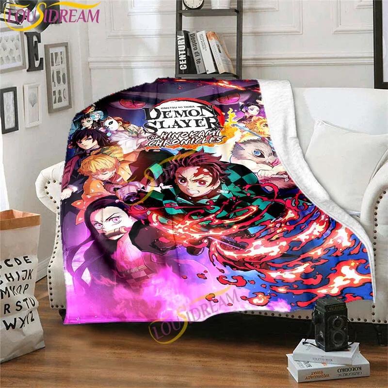 

Японское аниме Клинок, рассекающий демонов печатный плед покрывало для гостиной диван дорожный офисный плед одеяло 5 размеров 30x40inch