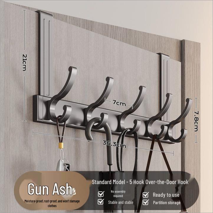 Компактный настенный крючок-вешалка, не требует сверления, для ванной и спальни, высокая несущая способность