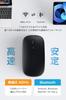 Bluetooth Mouse [2025 Slim 2-Way Connection] Wireless, Quiet, Optical, High-Precision, Type-C, Rechargeable, Symmetrical, Small, Slim, Compact,